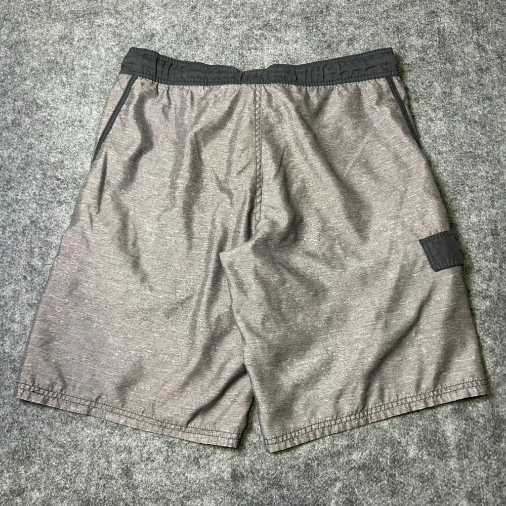 OP Ocean Pacific Grey Heathered Board Shorts Skater Baggy‎ Y2K Mens Size Medium